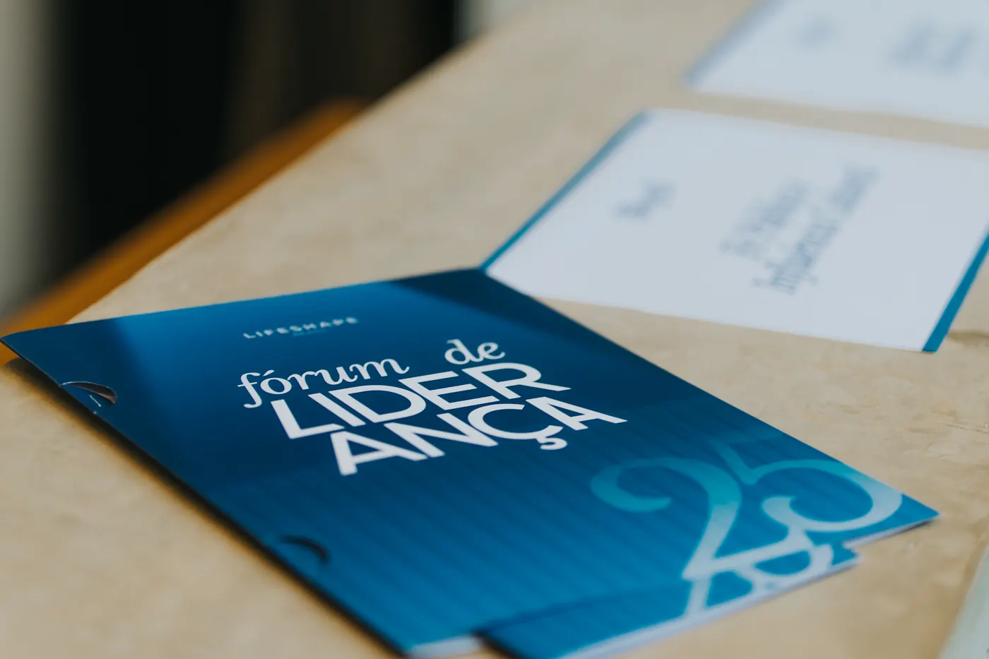 Material impresso do Fórum de Liderança